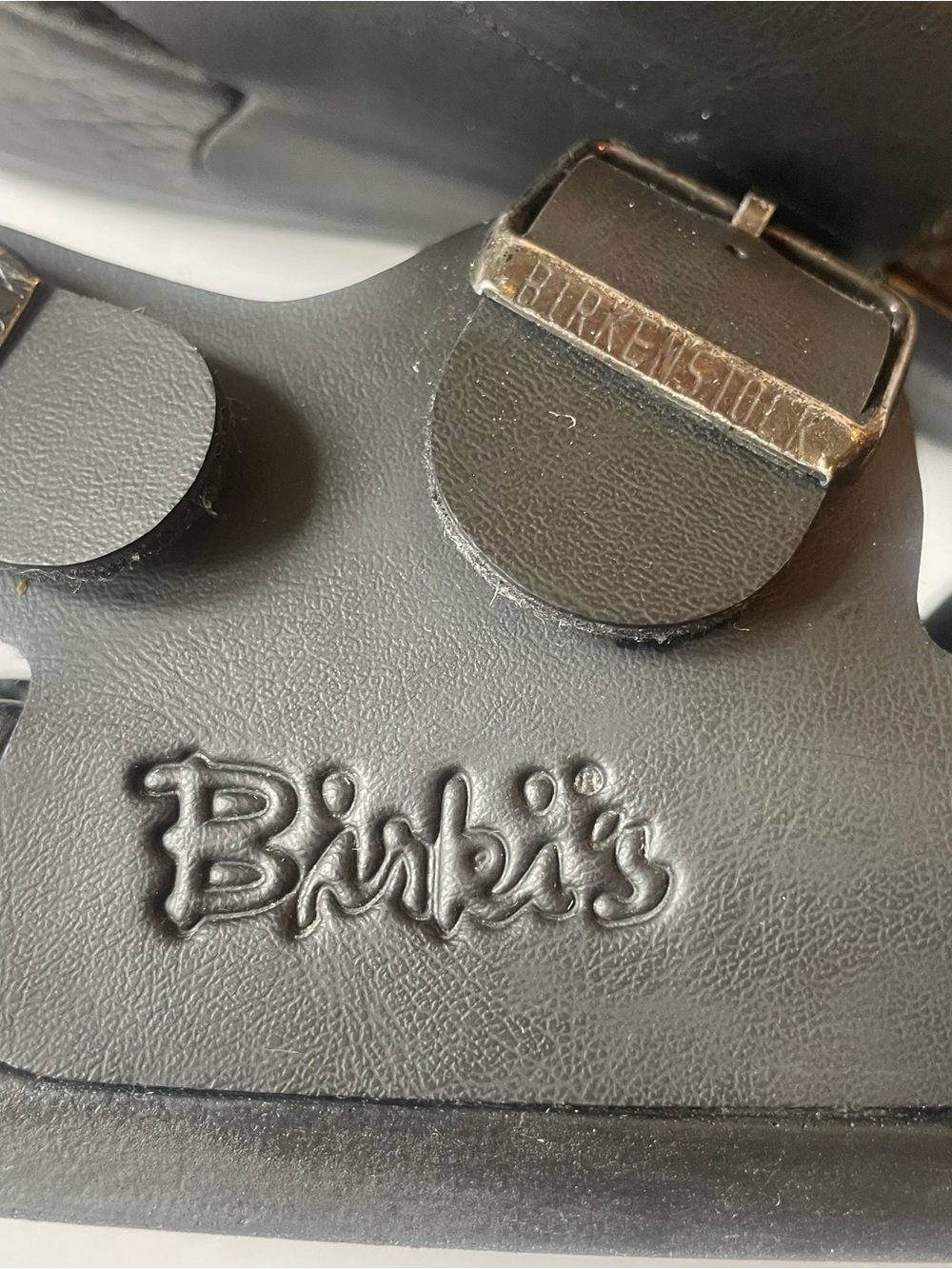 Birki's by Birkenstock Milos Black Leather 3-Strap Backstrap Sandals Size 39.5 - Picture 6 of 9